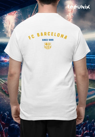FC Barcelona White T-Shirt